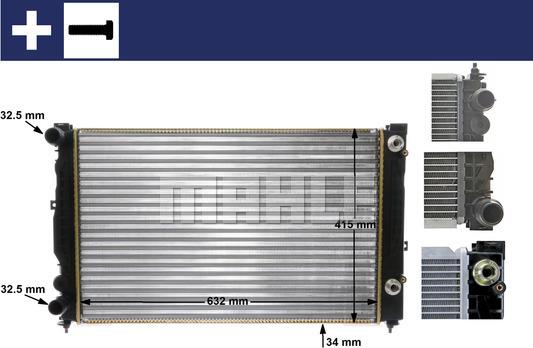 Wilmink Group WG2182528 - Радиатор, охлаждение двигателя autospares.lv