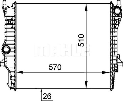 Wilmink Group WG2182570 - Радиатор, охлаждение двигателя autospares.lv