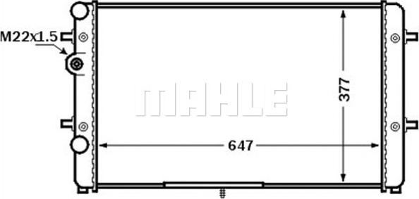 Wilmink Group WG2182698 - Радиатор, охлаждение двигателя autospares.lv