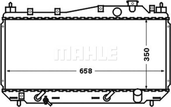 Wilmink Group WG2182647 - Радиатор, охлаждение двигателя autospares.lv