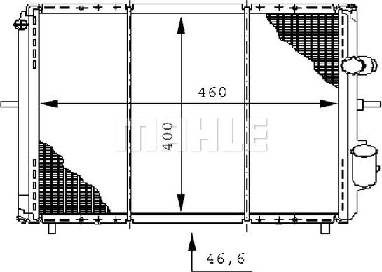 Wilmink Group WG2182654 - Радиатор, охлаждение двигателя autospares.lv