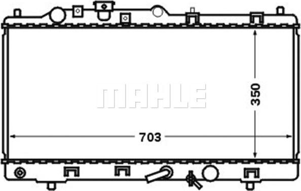 Wilmink Group WG2182658 - Радиатор, охлаждение двигателя autospares.lv