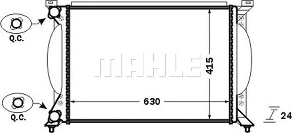 Wilmink Group WG2182611 - Радиатор, охлаждение двигателя autospares.lv