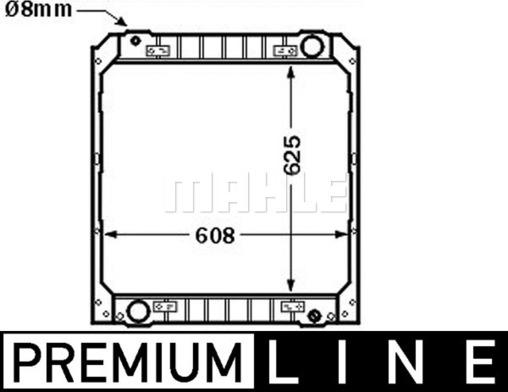 Wilmink Group WG2182613 - Радиатор, охлаждение двигателя autospares.lv