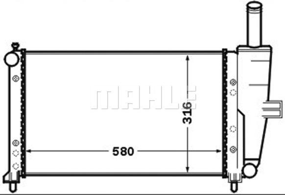 Wilmink Group WG2182634 - Радиатор, охлаждение двигателя autospares.lv