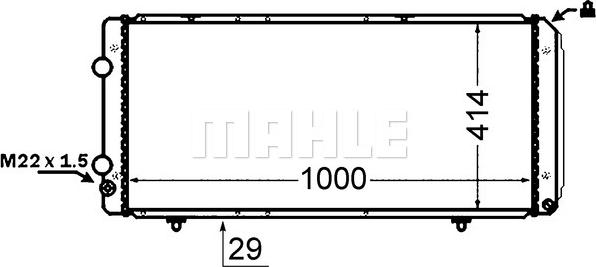 Wilmink Group WG2182625 - Радиатор, охлаждение двигателя autospares.lv