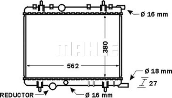 Wilmink Group WG2182628 - Радиатор, охлаждение двигателя autospares.lv