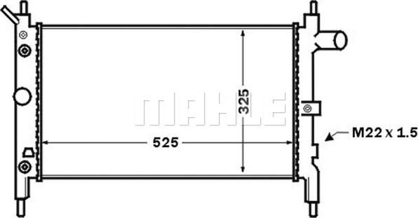 Wilmink Group WG2182674 - Радиатор, охлаждение двигателя autospares.lv