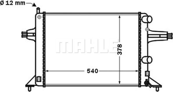 Wilmink Group WG2182676 - Радиатор, охлаждение двигателя autospares.lv