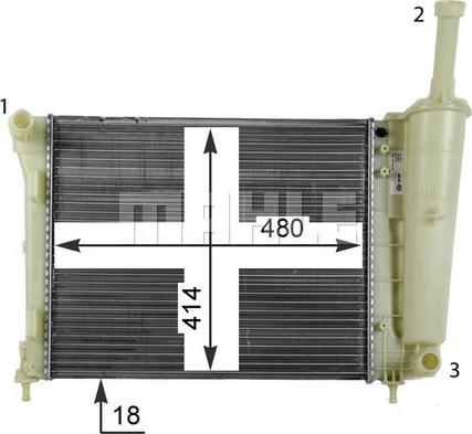 Wilmink Group WG2182890 - Радиатор, охлаждение двигателя autospares.lv