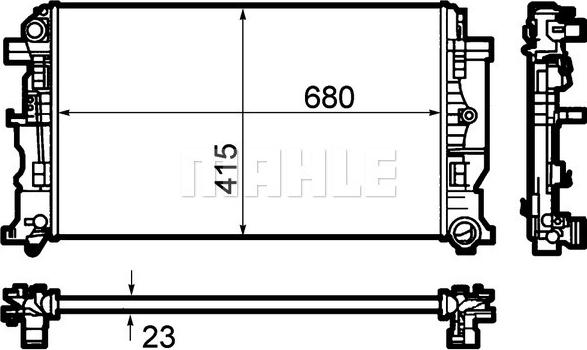 Wilmink Group WG2182843 - Радиатор, охлаждение двигателя autospares.lv