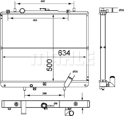 Wilmink Group WG2182862 - Радиатор, охлаждение двигателя autospares.lv