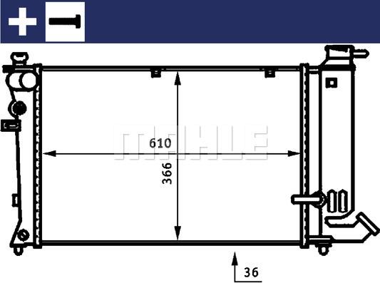 Wilmink Group WG2182836 - Радиатор, охлаждение двигателя autospares.lv