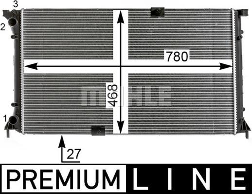 Wilmink Group WG2182879 - Радиатор, охлаждение двигателя autospares.lv