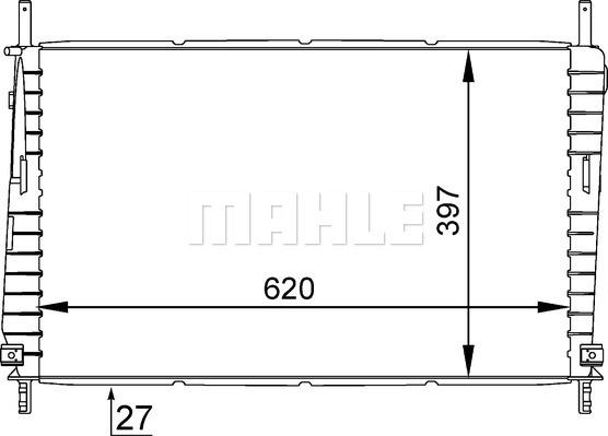 Wilmink Group WG2182376 - Радиатор, охлаждение двигателя autospares.lv