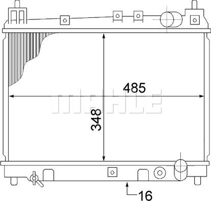 Wilmink Group WG2182711 - Радиатор, охлаждение двигателя autospares.lv