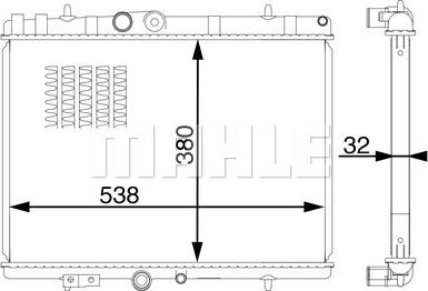 Wilmink Group WG2182788 - Радиатор, охлаждение двигателя autospares.lv