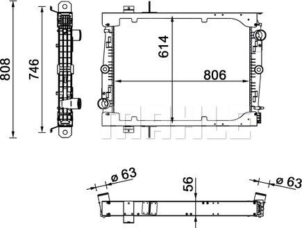 Wilmink Group WG2182734 - Радиатор, охлаждение двигателя autospares.lv