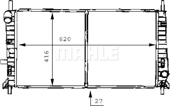 Wilmink Group WG2182735 - Радиатор, охлаждение двигателя autospares.lv