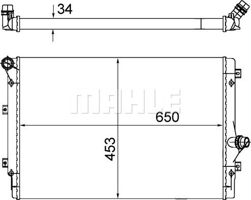 Wilmink Group WG2182725 - Радиатор, охлаждение двигателя autospares.lv