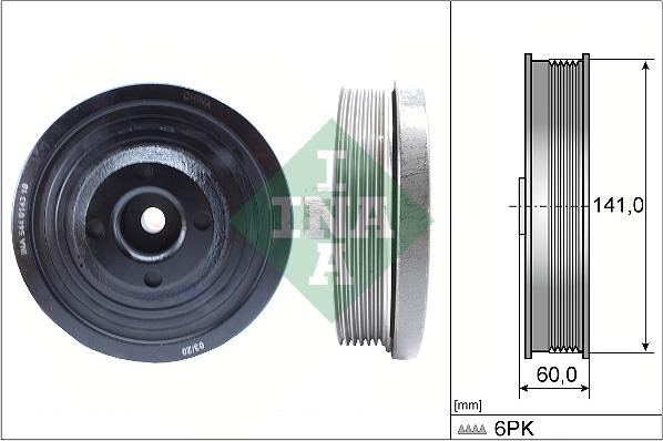 Wilmink Group WG2136892 - Шкив коленчатого вала autospares.lv