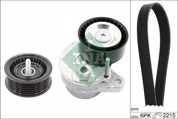 Wilmink Group WG2136851 - Поликлиновый ременный комплект autospares.lv