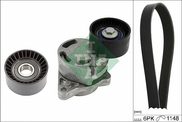 Wilmink Group WG2136835 - Поликлиновый ременный комплект autospares.lv