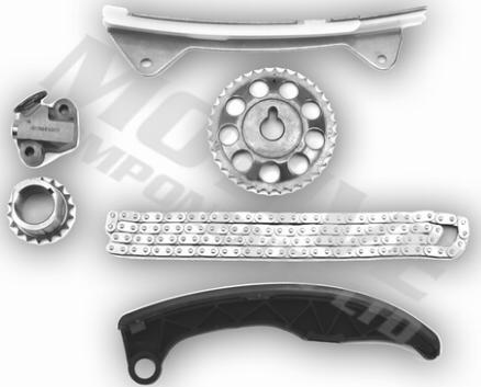 Wilmink Group WG2128820 - Комплект цепи привода распредвала autospares.lv