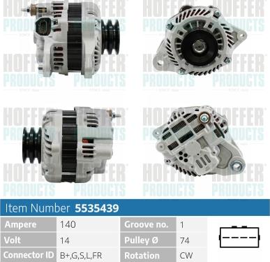 Wilmink Group WG2174978 - Генератор autospares.lv