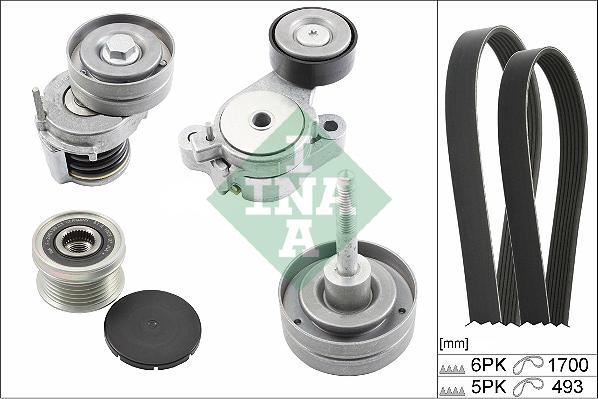 Wilmink Group WG2171303 - Поликлиновый ременный комплект autospares.lv