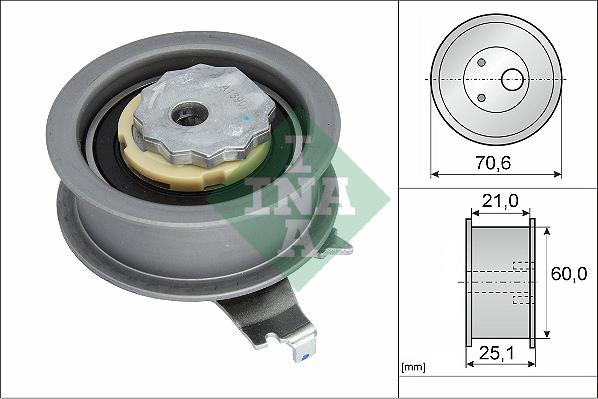 Wilmink Group WG2171310 - Натяжной ролик, зубчатый ремень ГРМ autospares.lv