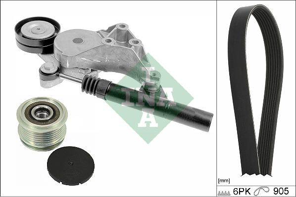 Wilmink Group WG2178173 - Поликлиновый ременный комплект autospares.lv