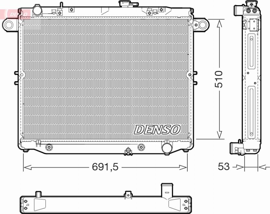 Wilmink Group WG2339278 - Радиатор, охлаждение двигателя autospares.lv