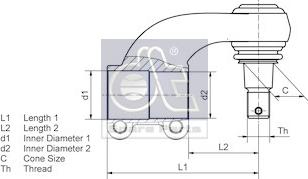 Wilmink Group WG2324266 - Наконечник рулевой тяги, шарнир autospares.lv