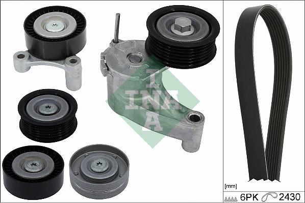 Wilmink Group WG2296034 - Поликлиновый ременный комплект autospares.lv