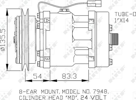 Wilmink Group WG2260547 - Компрессор кондиционера autospares.lv