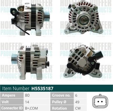 Wilmink Group WG2263695 - Генератор autospares.lv