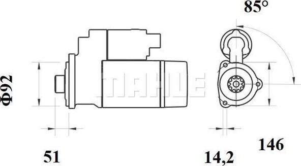 Wilmink Group WG2203432 - Стартер autospares.lv