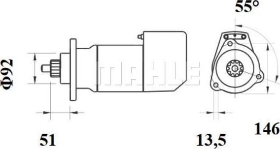 Wilmink Group WG2203437 - Стартер autospares.lv