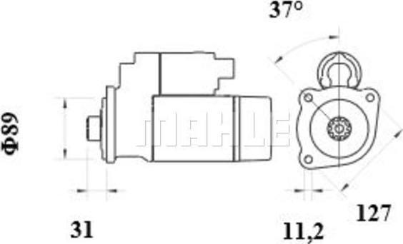 Wilmink Group WG2203392 - Стартер autospares.lv