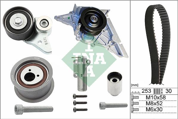 Wilmink Group WG2202756 - Водяной насос + комплект зубчатого ремня ГРМ autospares.lv