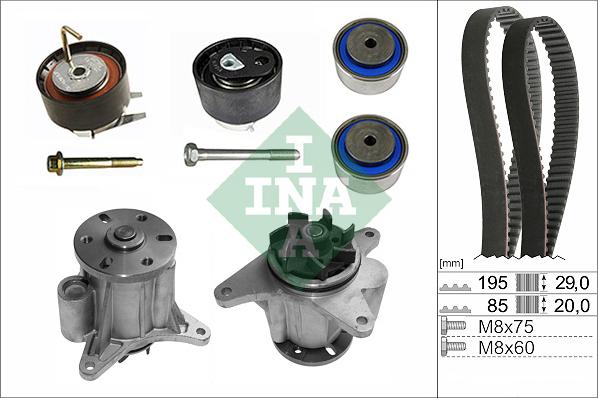 Wilmink Group WG2216106 - Водяной насос + комплект зубчатого ремня ГРМ autospares.lv