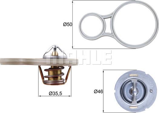 Wilmink Group WG2224803 - Термостат охлаждающей жидкости / корпус autospares.lv