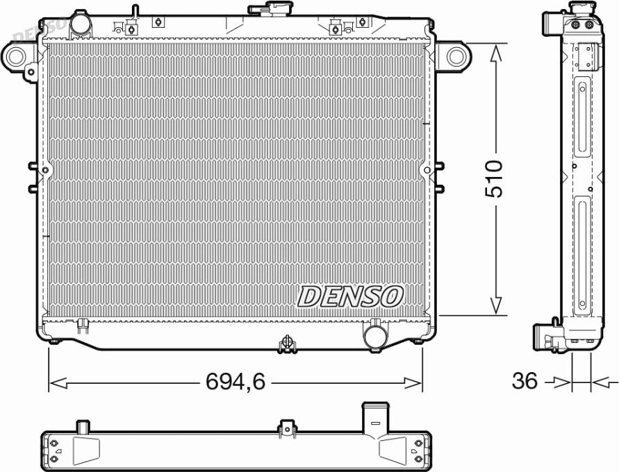 Wilmink Group WG2270693 - Радиатор, охлаждение двигателя autospares.lv