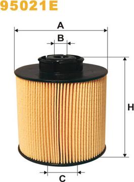 WIX Filters 95021E - Топливный фильтр autospares.lv