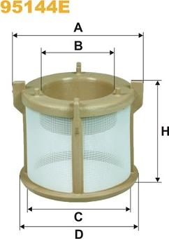 WIX Filters 95144E - Топливный фильтр autospares.lv