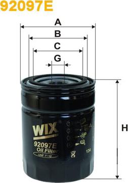 WIX Filters 92097E - Масляный фильтр autospares.lv