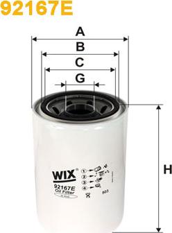 WIX Filters 92167E - Масляный фильтр autospares.lv
