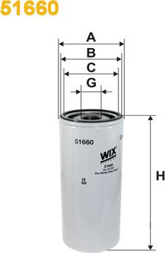 WIX Filters 51660 - Масляный фильтр autospares.lv