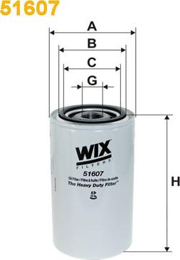 WIX Filters 51607 - Масляный фильтр autospares.lv